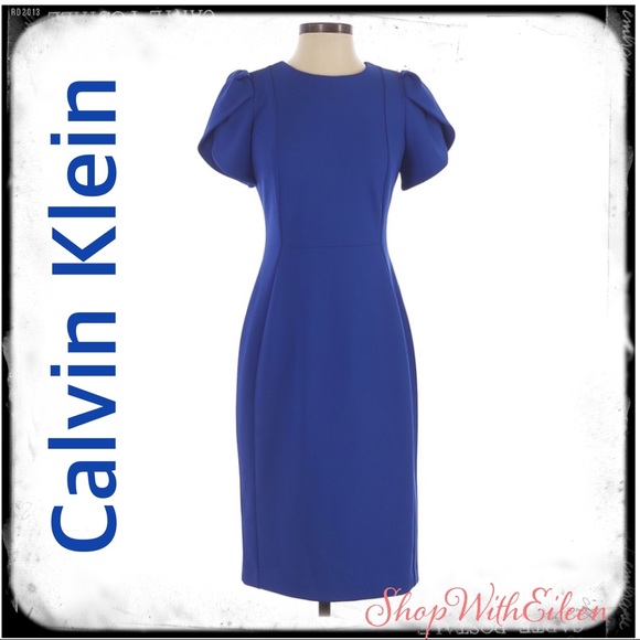 Calvin Klein Dresses & Skirts - Calvin Klein Casual Blue Mid Length Dress NWT